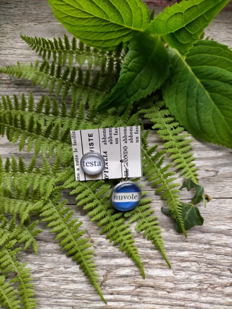 Orecchini "TESTA NUVOLE"